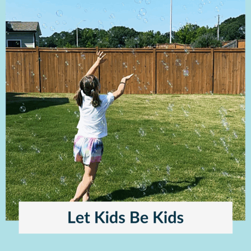 Child playing freely outdoors while mom observes with calm guidance, symbolizing freedom within structure.